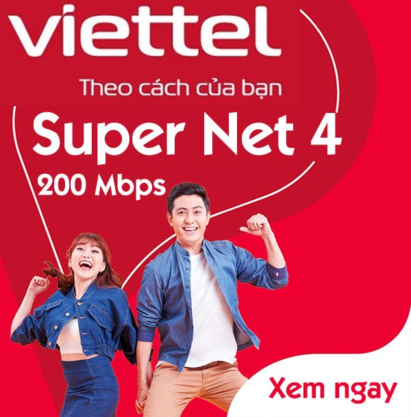 Gói Cáp Quang Supernet 4 Viettel